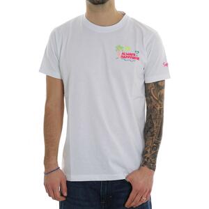 T-SHIRT ALWAYS HAPPYHOUR BIANCO